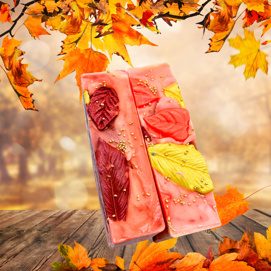 Autumn Leaves Soap Bar Bar Soap JazzyBird Soaps