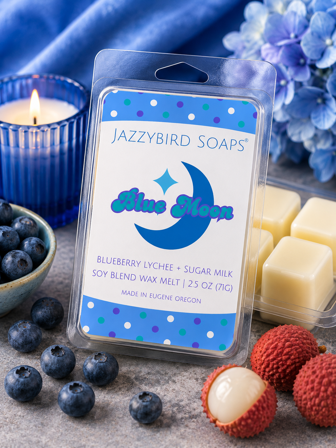 Blue Moon Wax Melt Wax Melt JazzyBird Soaps