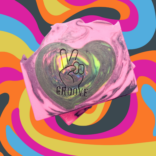 Groove Heart Bar Soap JazzyBird Soaps