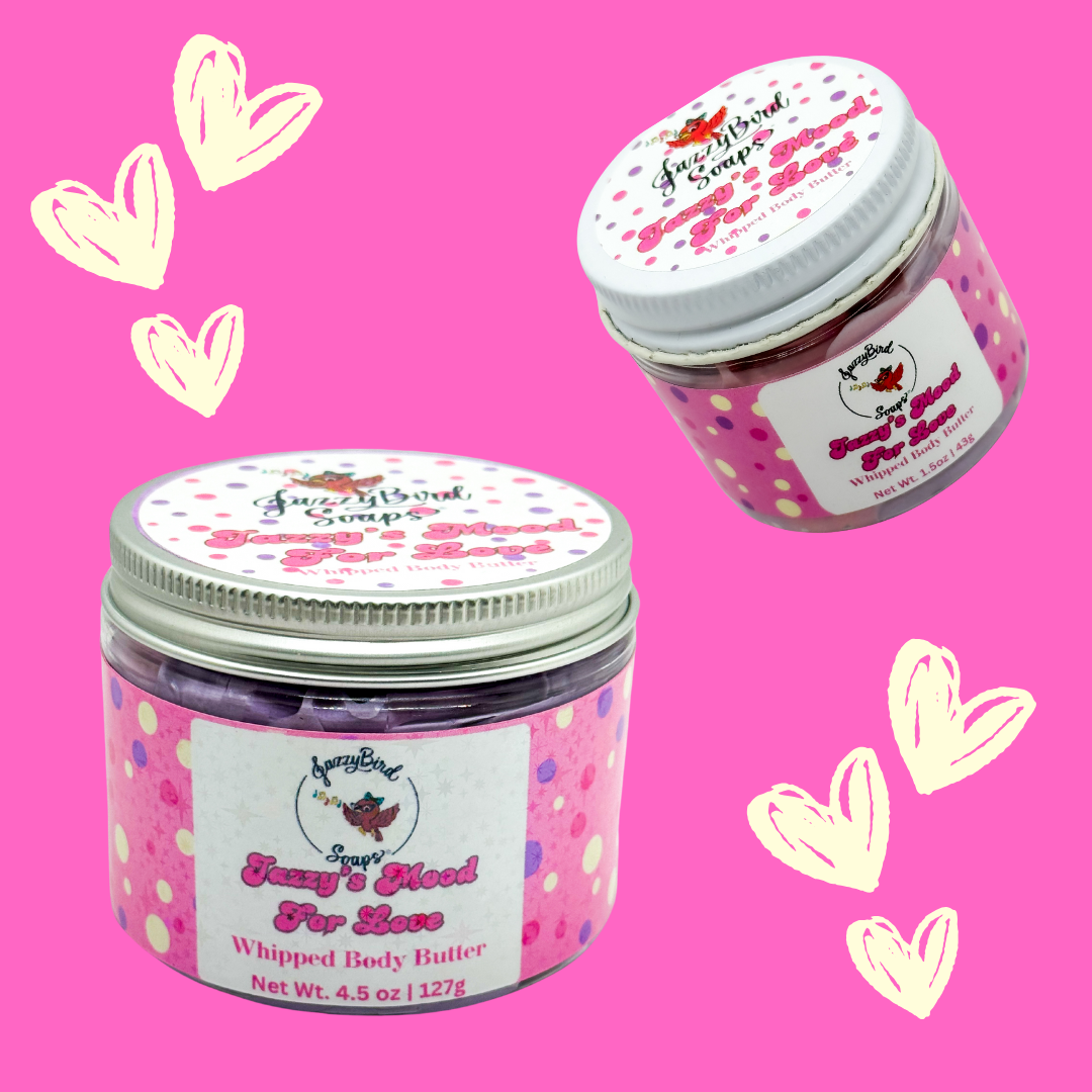 Jazzy's Mood for Love Whipped Body Butter Whipped Body Butter JazzyBird Soaps