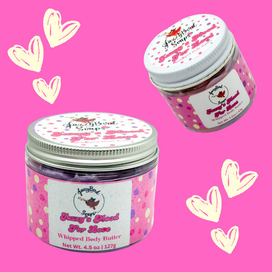 Jazzy's Mood for Love Whipped Body Butter Whipped Body Butter JazzyBird Soaps