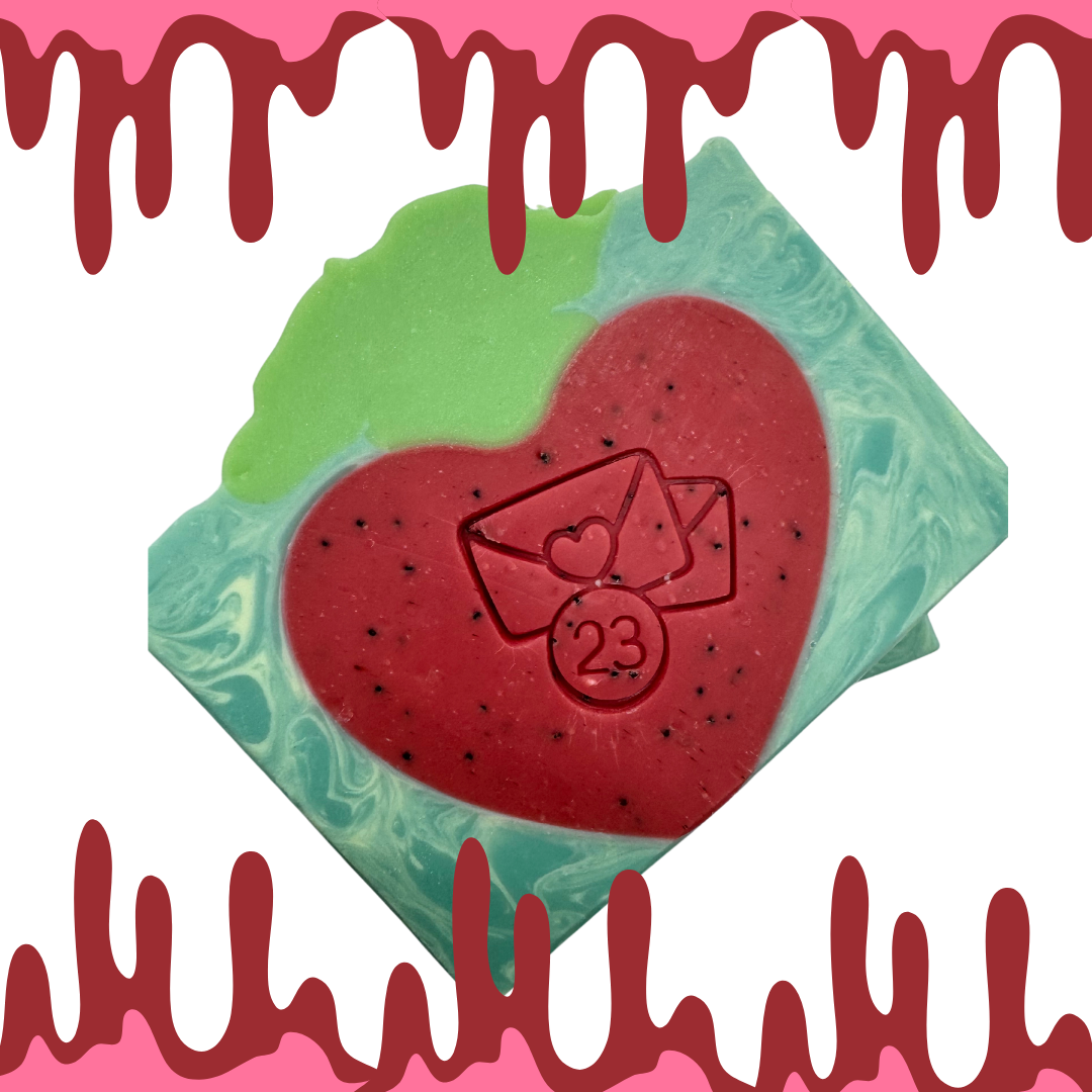 Strawberry Letter 23 Bar Soap JazzyBird Soaps