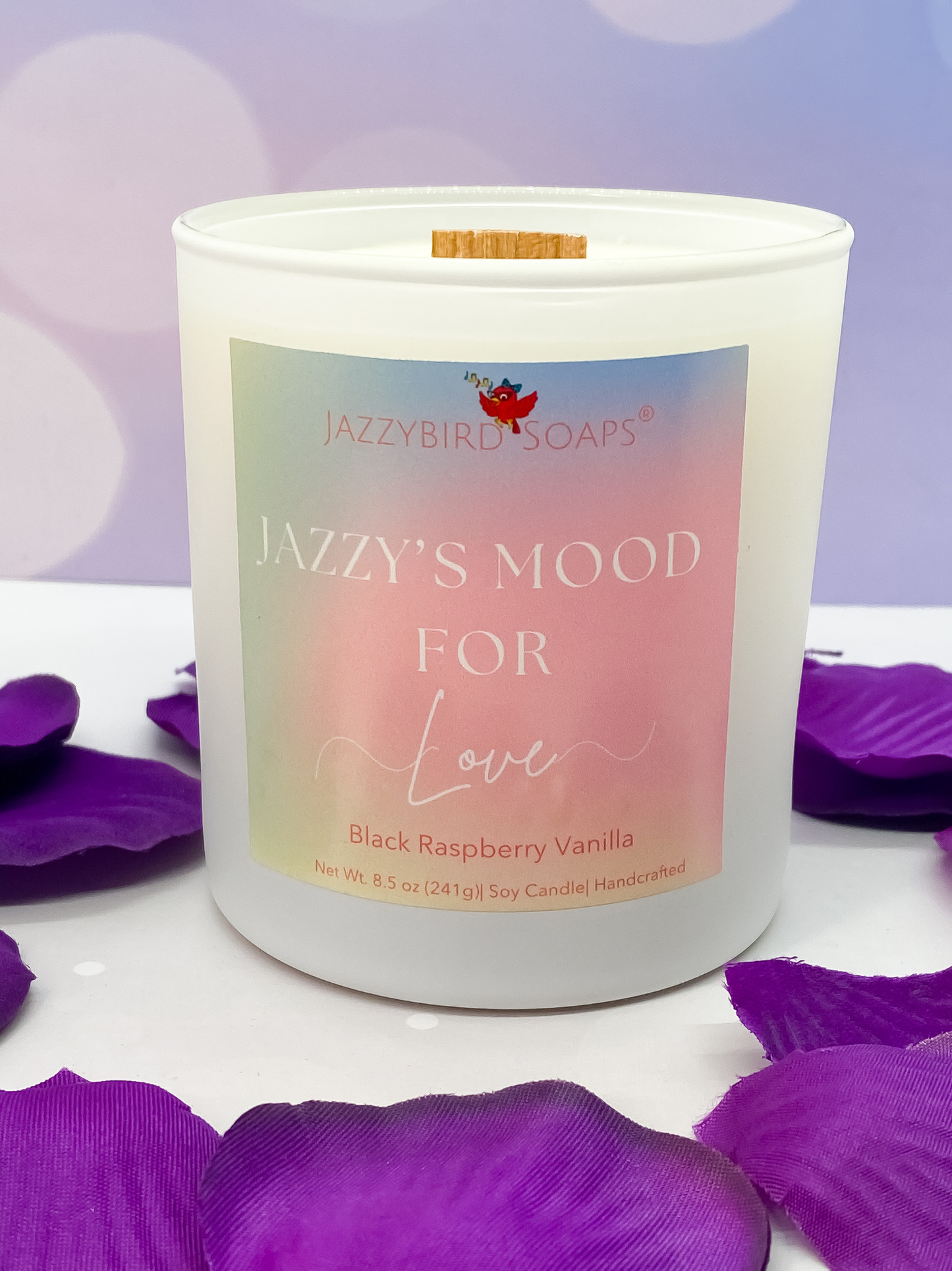 Jazzy's Mood for Love Candle (Wooden Wick) Candles JazzyBird Soaps