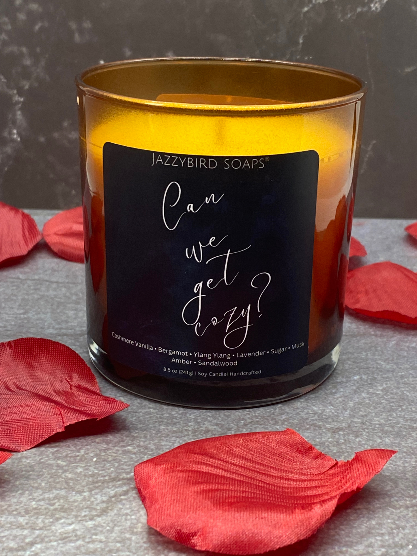 Can we get Cozy? Candle Candles JazzyBird Soaps Cotton Wick