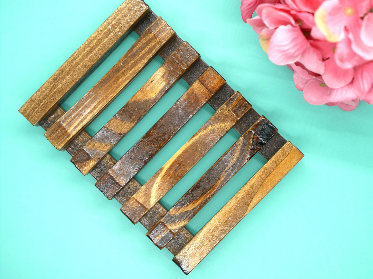 Natural Pine Wood Soap Dish Soap Dish JazzyBird Soaps
