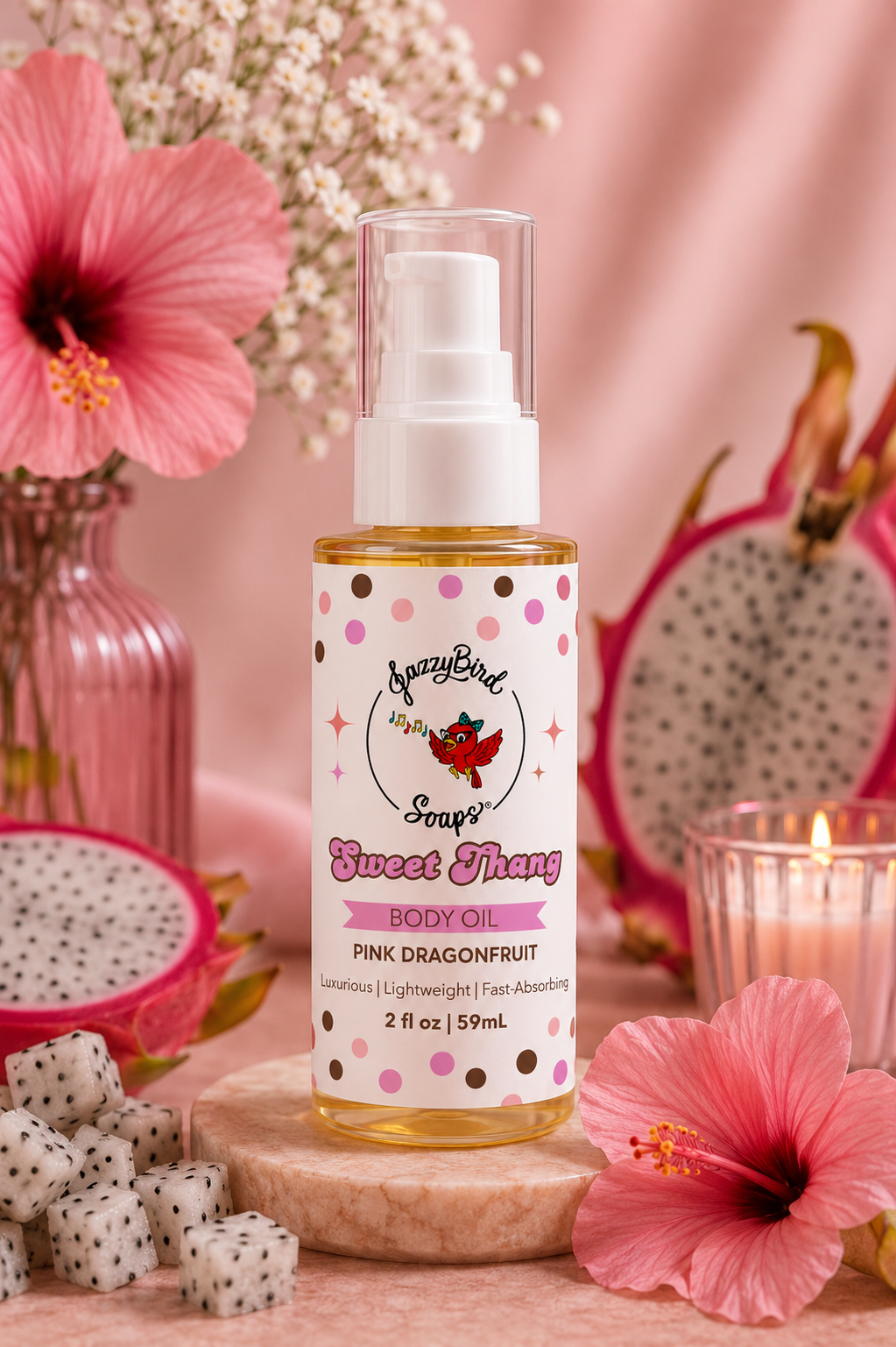 Sweet Thang Body Oil JazzyBird Soaps 2 oz