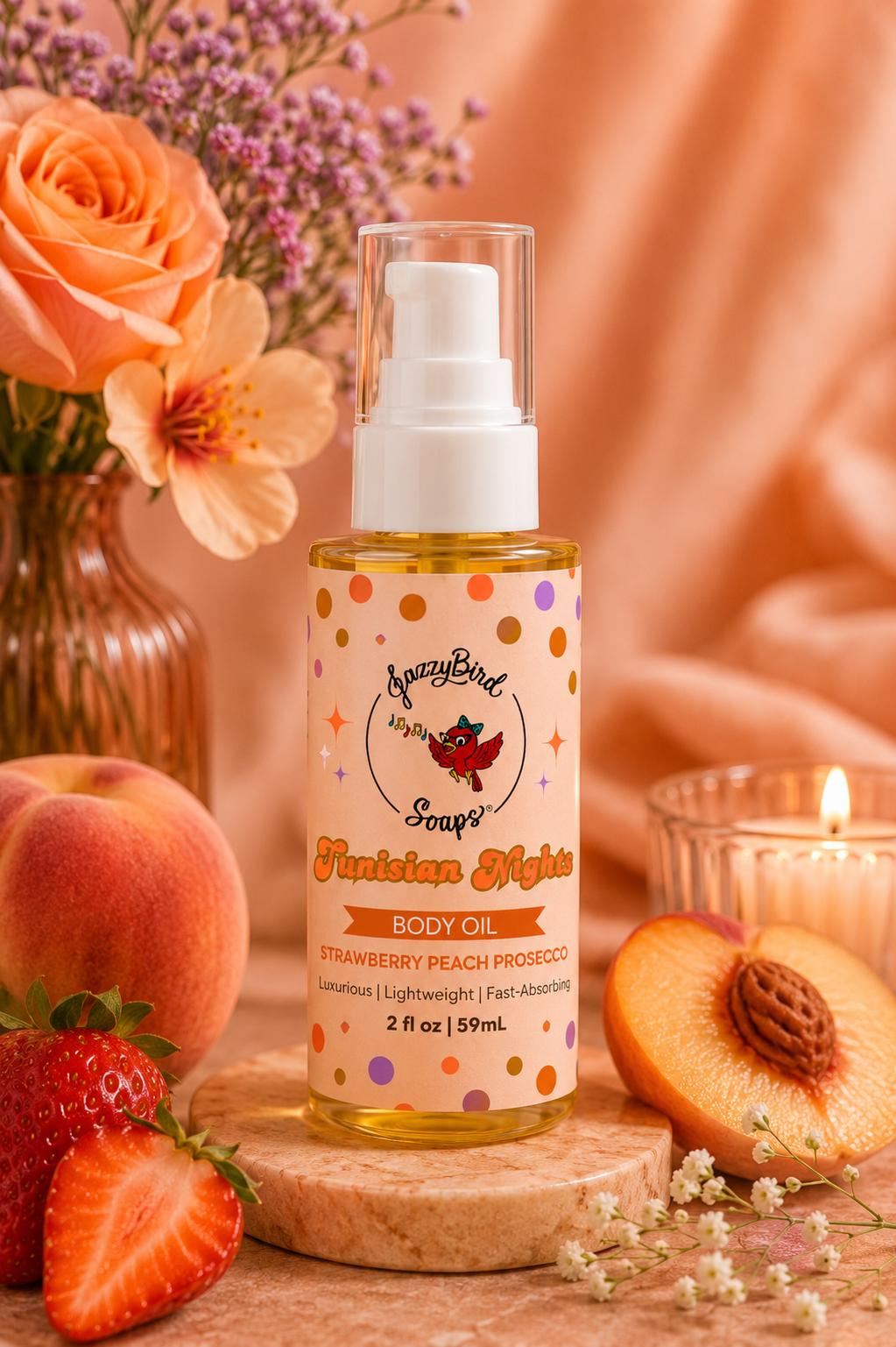 Tunisian Nights Body Oil JazzyBird Soaps 2 oz
