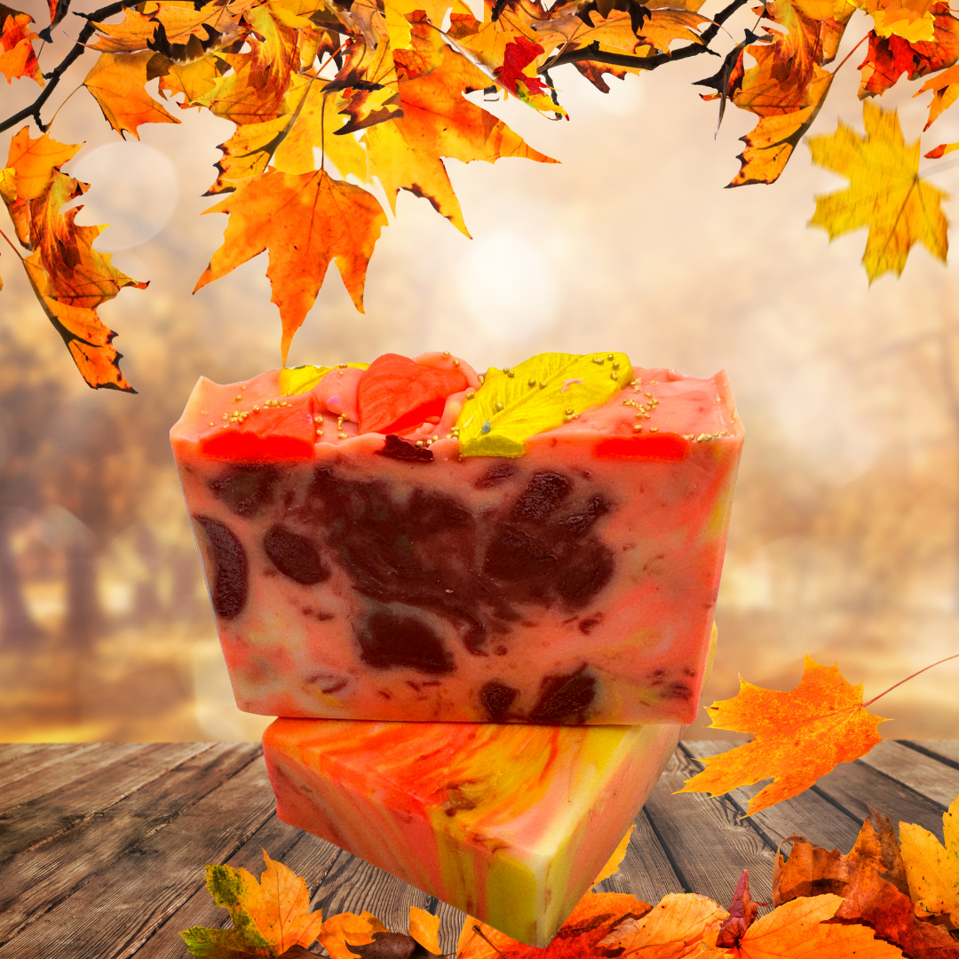 Autumn Leaves Soap Bar Bar Soap JazzyBird Soaps   