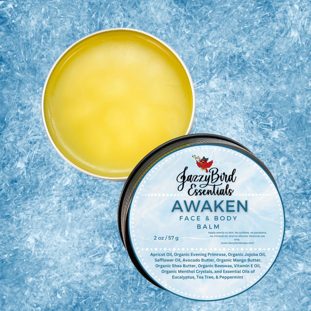 Awaken Face & Body Balm Body Balm JazzyBird Soaps 2 oz  