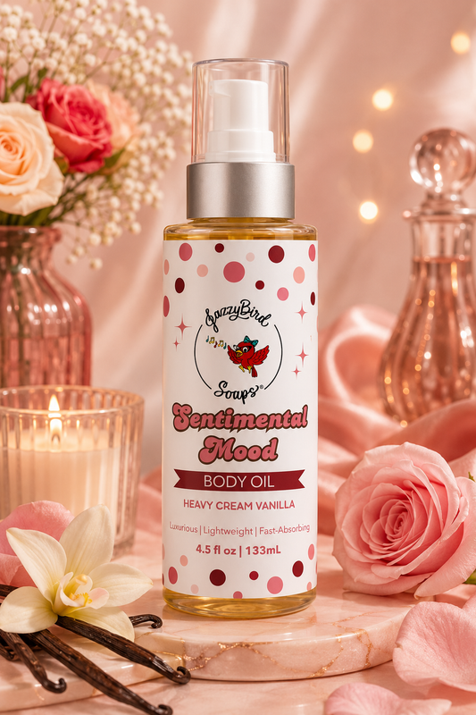 Sentimental Mood Luxurious Body Oil Body Oil JazzyBird Soaps 2 oz