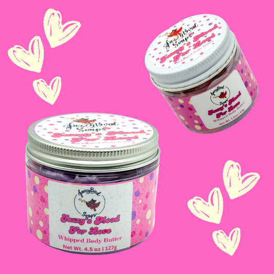 Jazzy's Mood for Love Whipped Body Butter Whipped Body Butter JazzyBird Soaps   