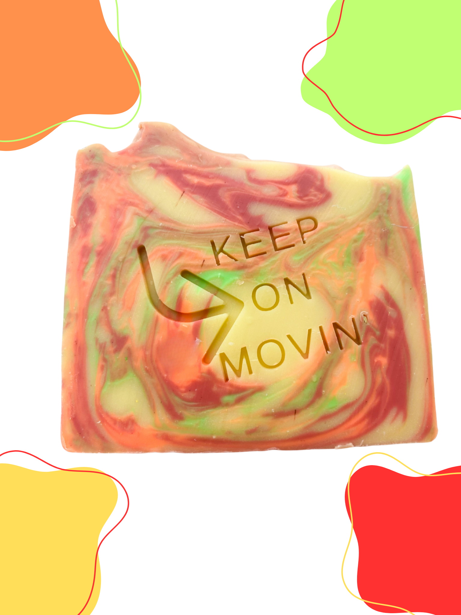 Keep On Movin' Bar Soap JazzyBird Soaps   