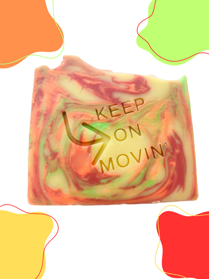 KEEP ON MOVIN' Bar Soap JazzyBird Soaps