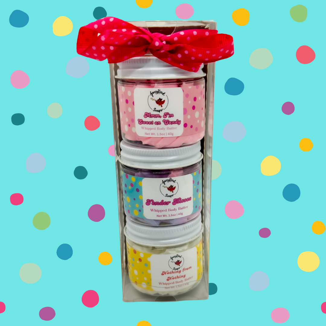 Triple Body Butter Mini Set Whipped Body Butter JazzyBird Soaps   