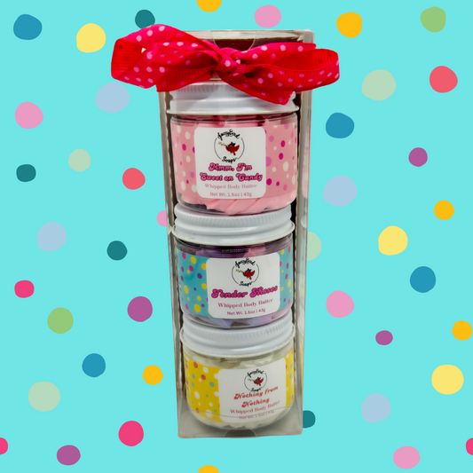 Triple Body Butter Mini Set Whipped Body Butter JazzyBird Soaps   