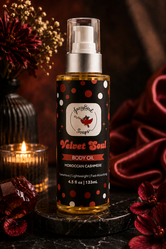 Velvet Soul Luxurious Body Oil Body Oil JazzyBird Soaps 4.5 oz