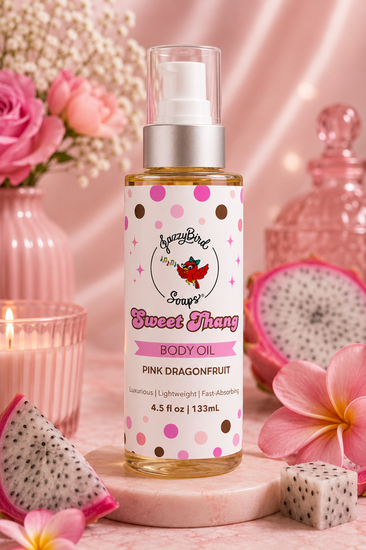 Sweet Thang Luxurious Body Oil Body Oil JazzyBird Soaps 4.5 oz
