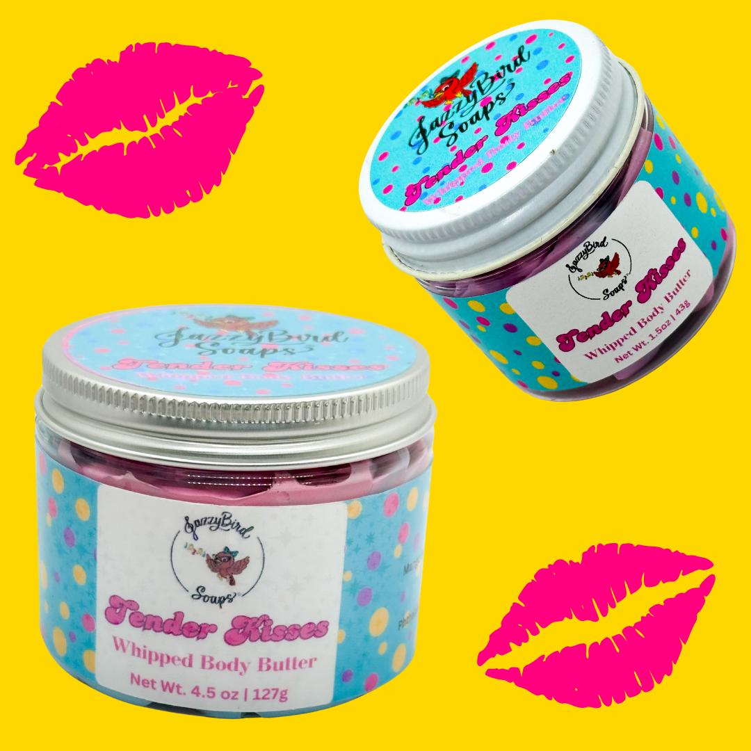 Tender Kisses Whipped Body Butter Whipped Body Butter JazzyBird Soaps   