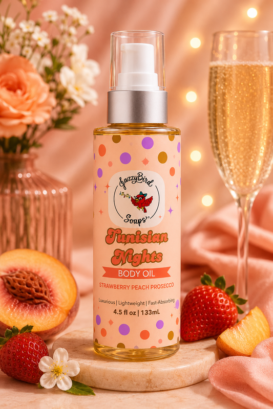 Tunisian Nights Luxurious Body Oil Body Oil JazzyBird Soaps 4.5 oz
