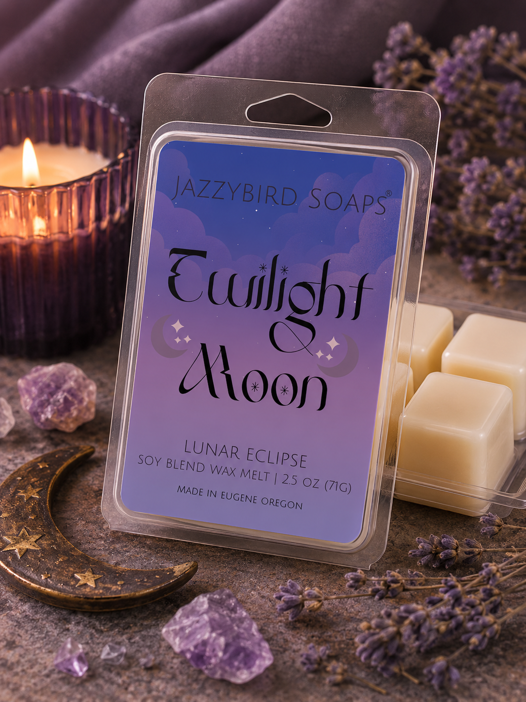 Twilight Moon Wax Melt Wax Melt JazzyBird Soaps