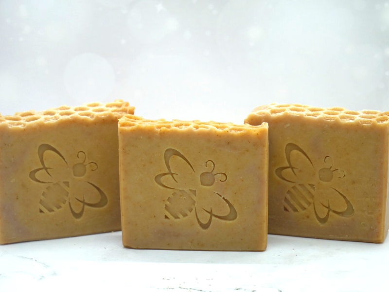 Honey Bee, Honey Doo (Oatmeal, Milk & Honey Fragrance) Bar Soap JazzyBird Soaps   